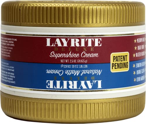 Layrite Deluxe Dual Chamber - Natural Matte & Supershine Cream