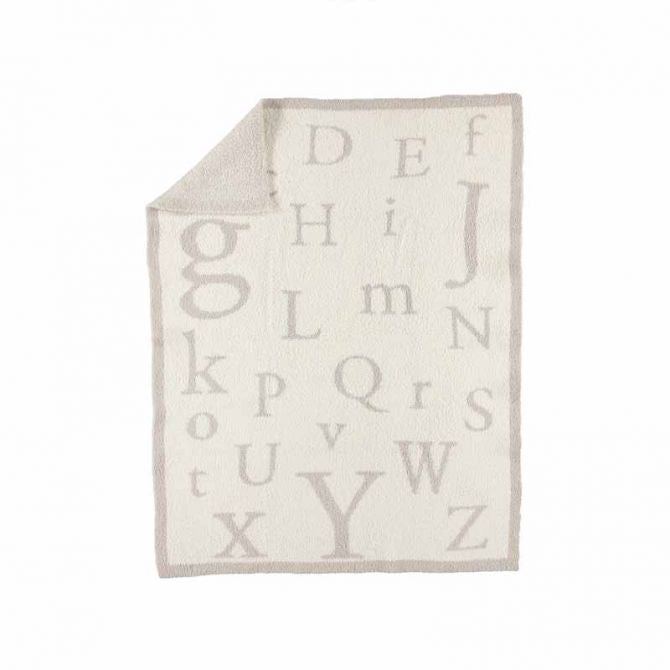 Barefoot Dreams CozyChic ABC Baby Blanket