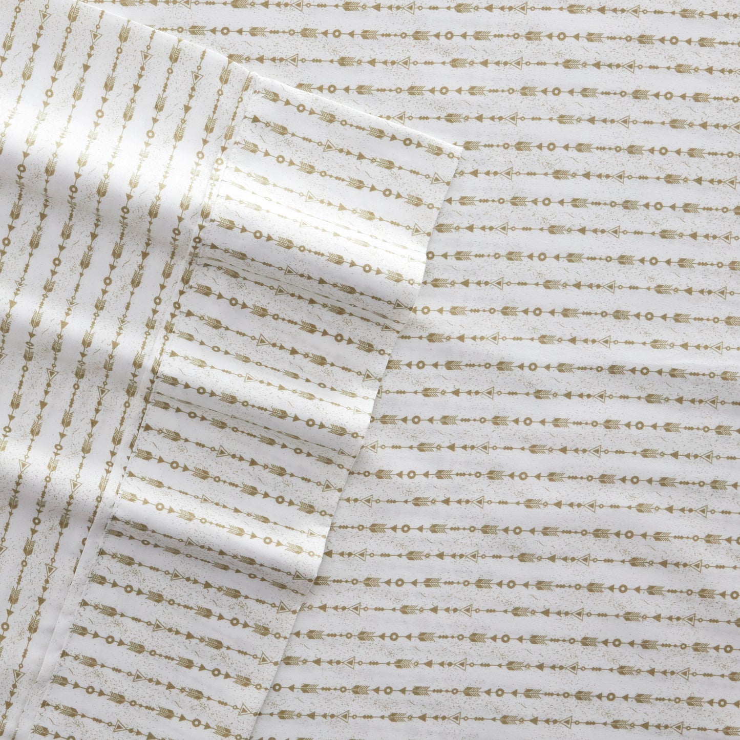 Beaded Arrows Pattern 4-Piece Sheet Set