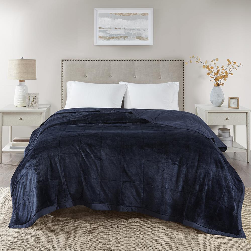 Madison Park Coleman Reversible Down Alternative Blanket King