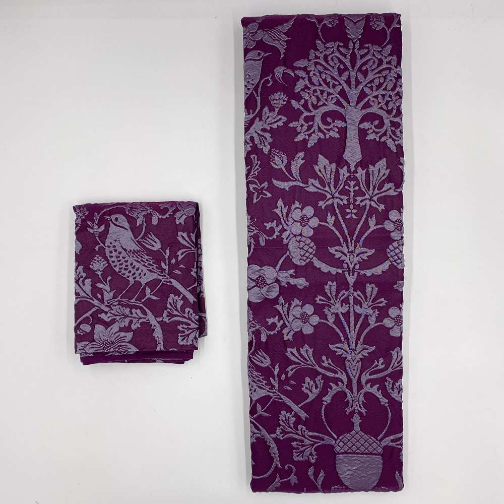 Oak Tree Plum Duvet Set