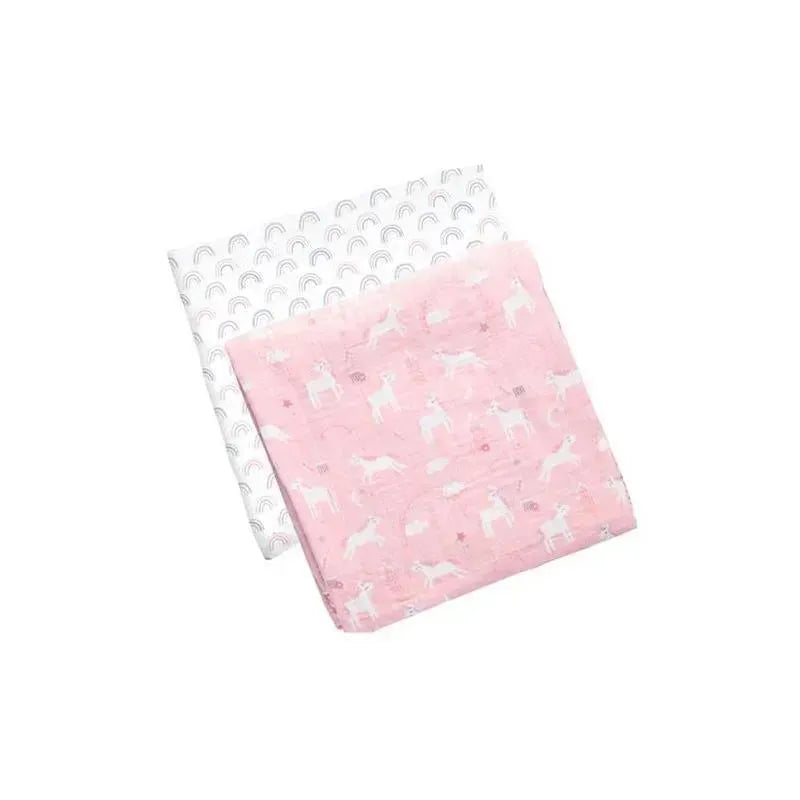 Stephen Joseph - Muslin Blanket Set 2 Pack, Unicorn