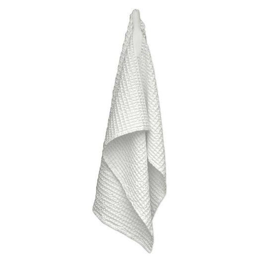 Big Waffle Medium Towel - Natural White