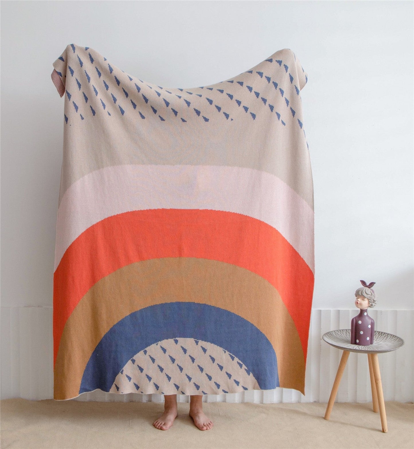 Nordic Cotton Wool Napping Cover Blanket