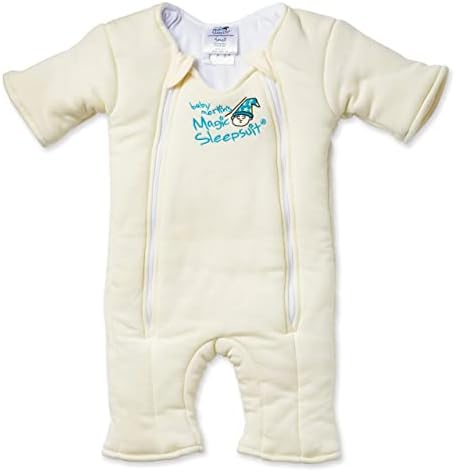 Baby Merlin's Magic Sleepsuit - Swaddle Transition Product - Cotton - Cream - 3-6 Months