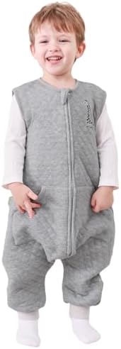 HOMEAL Toddler Sleeping Sack with Legs, Baby Sleep Sack 2t, Weight Sleep Sack 3t, 1.0 TOG Baby Sleeping Bag, Sleep Sacks Wearable Blankets for Kids