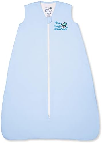 Baby Merlin's Magic Dream Sleep Sack - 100% Cotton Baby Wearable Blanket Sleep Suit - 6-12 Months (Blue)