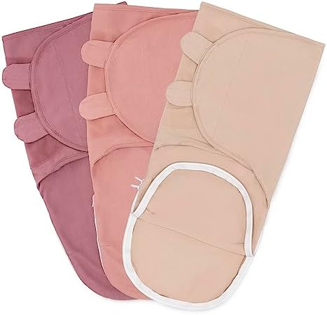 Comfy Cubs Swaddle Blankets for Baby Girl & Boy, Easy Adjustable Sleep Sack with Easy Access Zipper for Diaper Changes, Baby Blankets 0-3 Months for Newborn