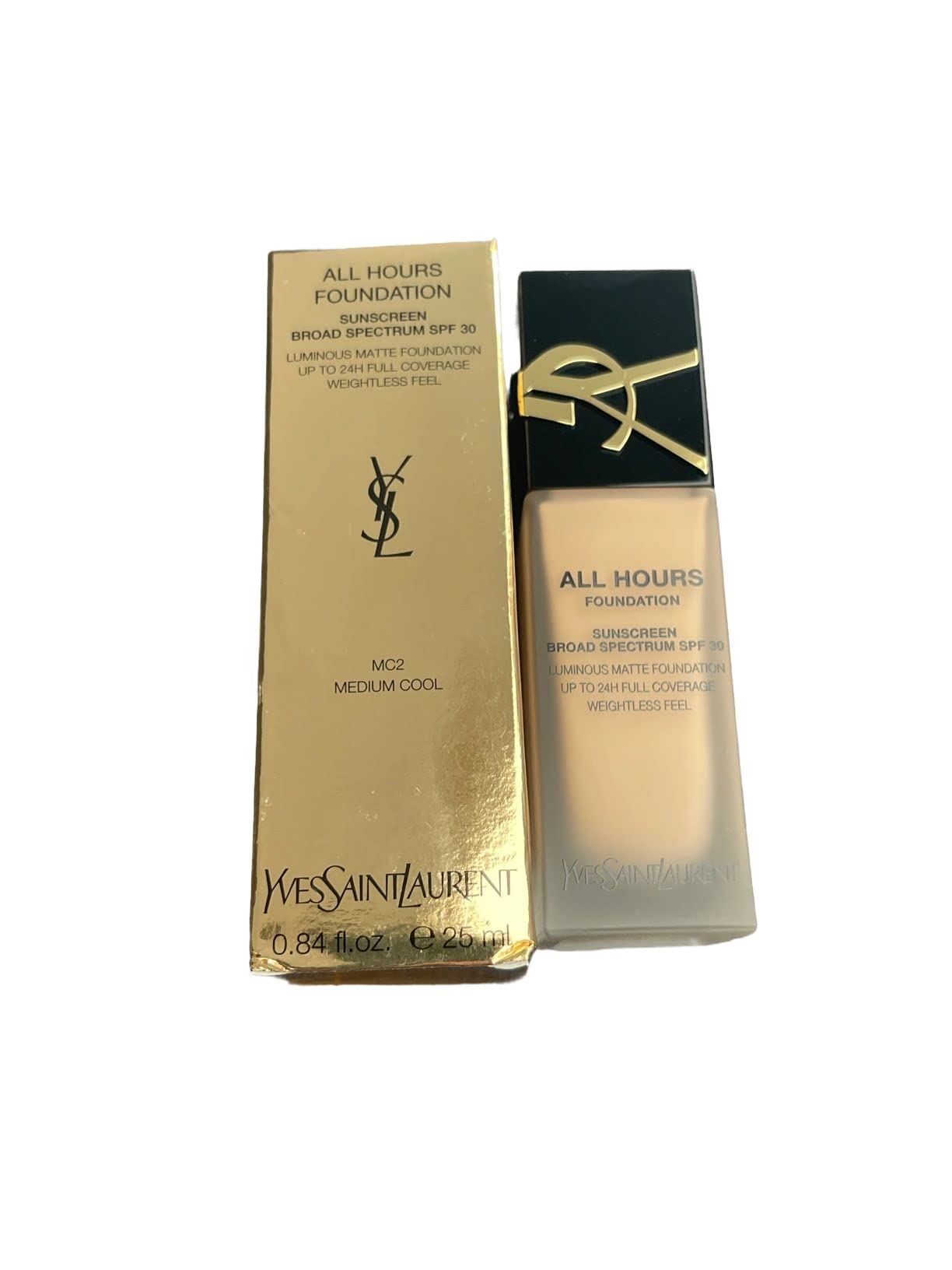 YSL All Hours Luminous Matte Foundation (MC2)