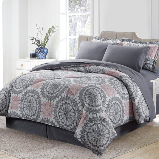8-Piece: Down Alternative Bed in a Bag Bedding Queen No. 1 - DailySale