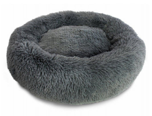 American Kennel Club AKC5372TV Round XL Shaggy Pet Bed, 31 Inch