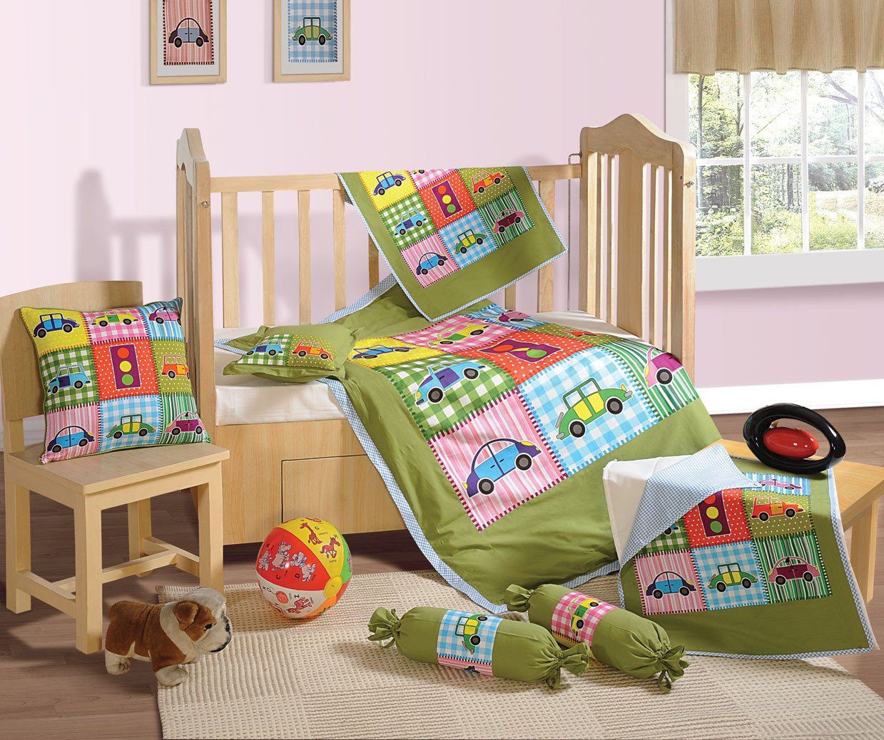 BABY COT DUVET COVER SET / CRIB SET- CARS