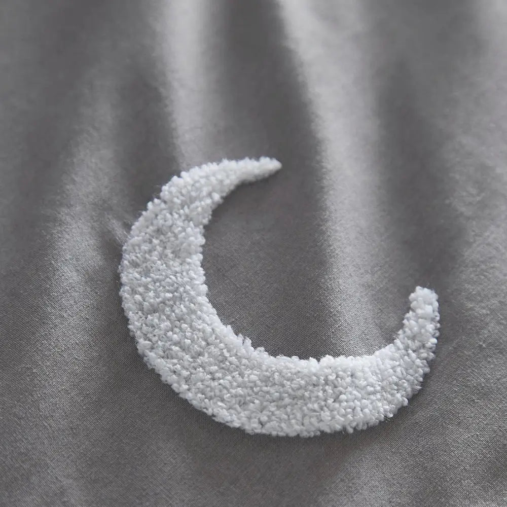 Crescent Grey Duvet Set