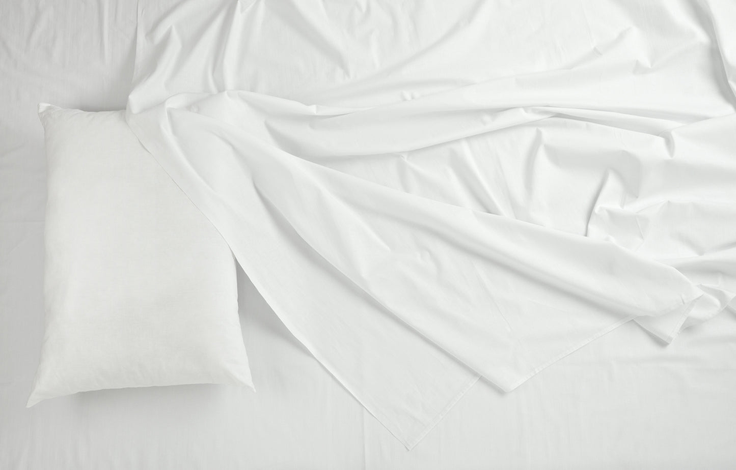 Minimalist White Flat Sheet
