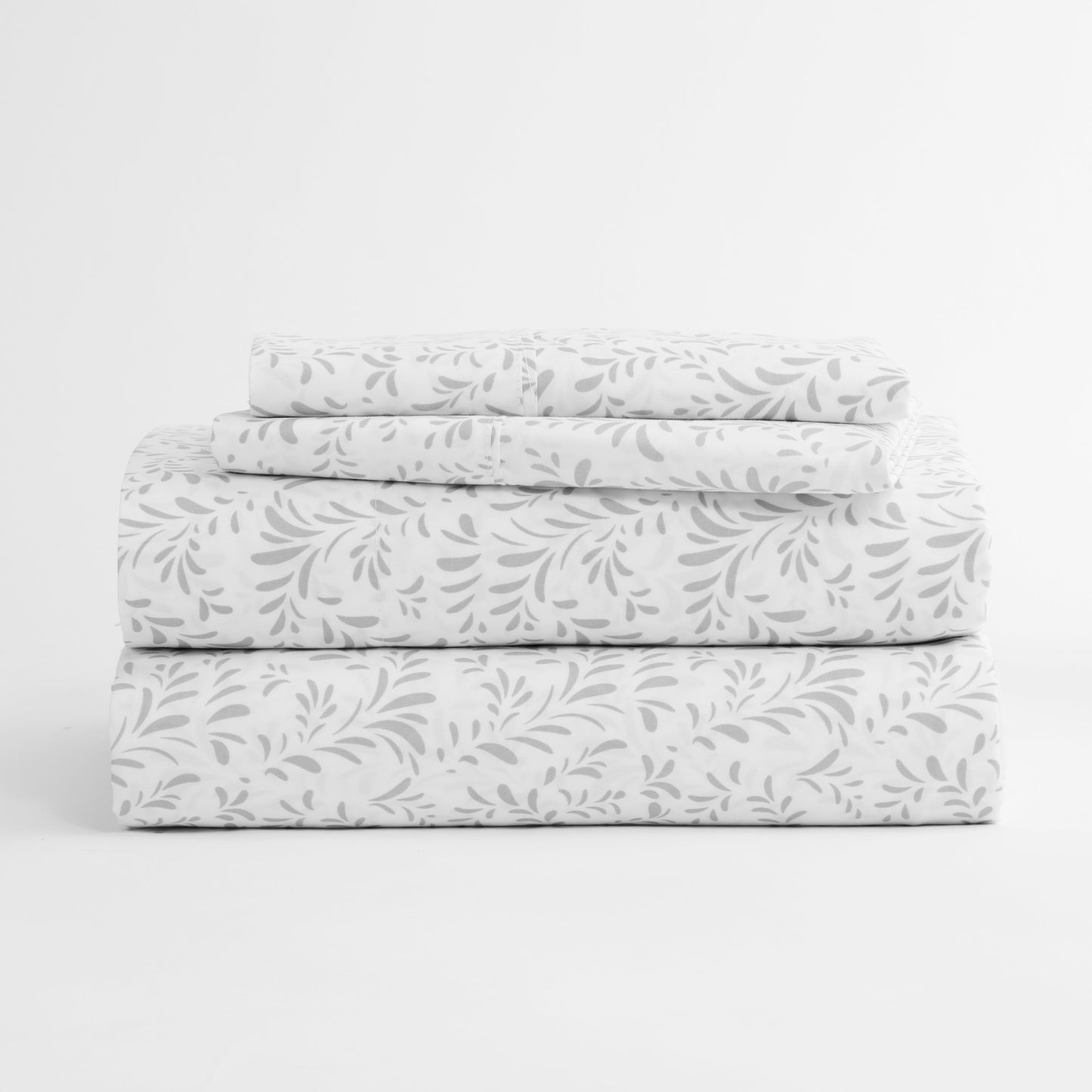 Burst of Vines Pattern 4-Piece Sheet Set