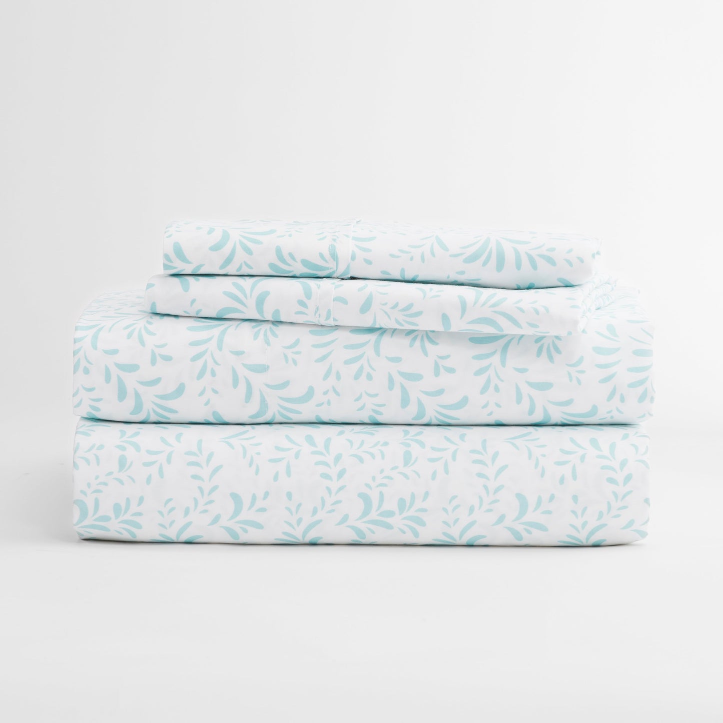 Burst of Vines Pattern 4-Piece Sheet Set