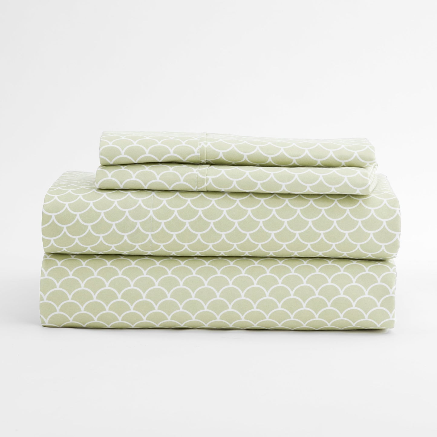 Scallops Pattern 4-Piece Sheet Set