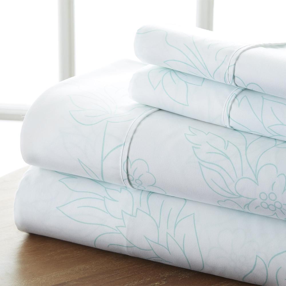 Vines Pattern 4-Piece Sheet Set