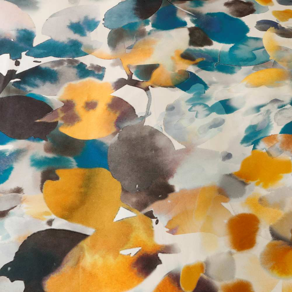 Scatter Box Amber Teal Duvet Set