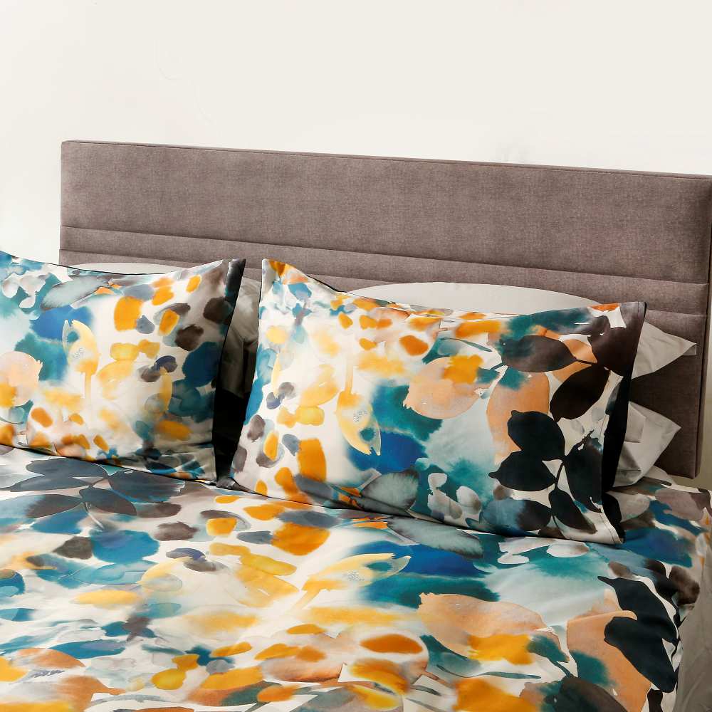 Scatter Box Amber Teal Duvet Set