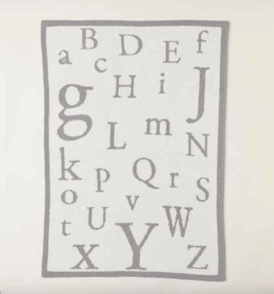 Barefoot Dreams CozyChic ABC Baby Blanket