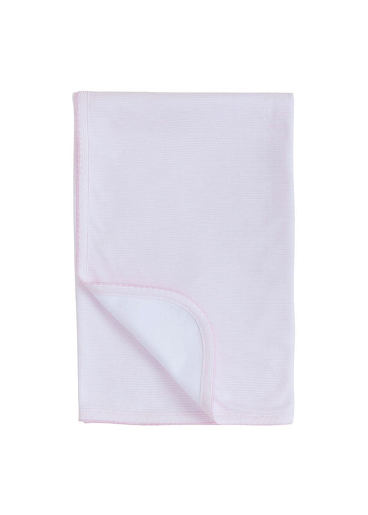 Printed Blanket - Light Pink Signature Stripe