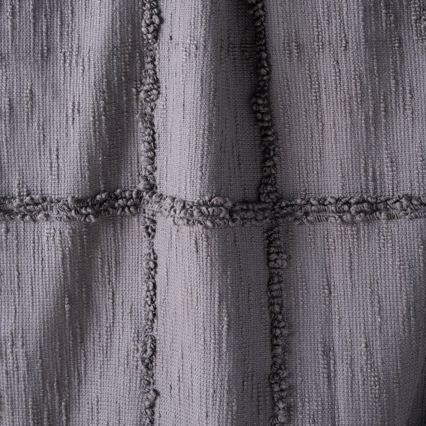 Slate Textured Cotton Coverlet
