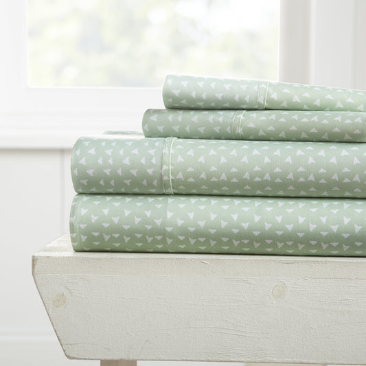 Urban Arrows Pattern 4-Piece Sheet Set