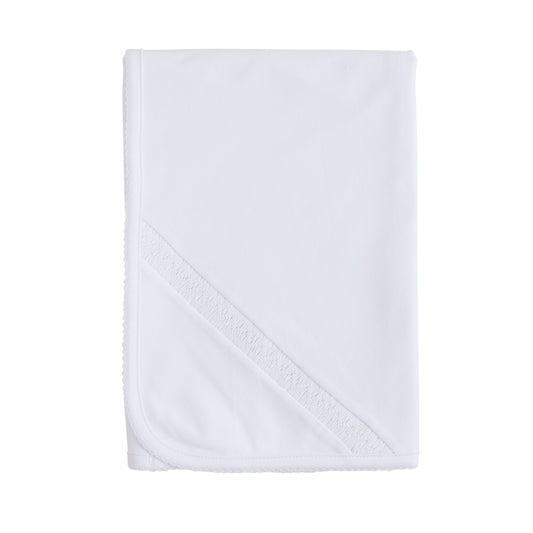 Welcome Home Layette Blanket - White