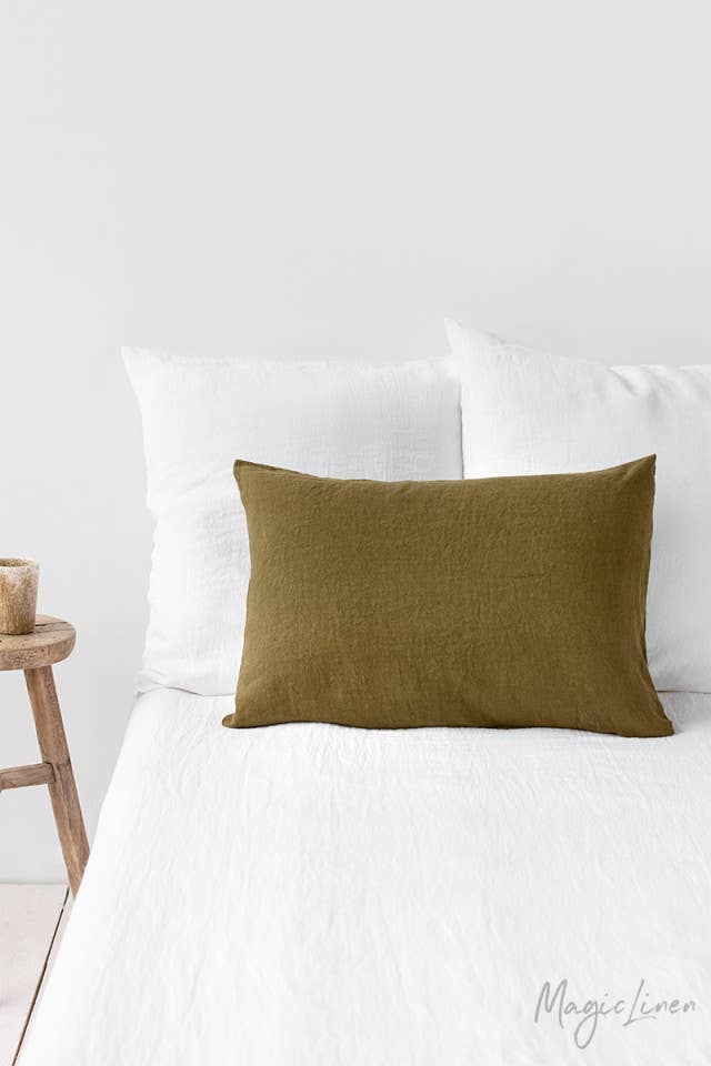 Olive Green Pillowcase - EU Square