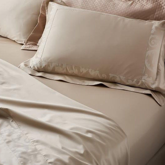 Champagne Yarn Dyed Flat Sheet Set