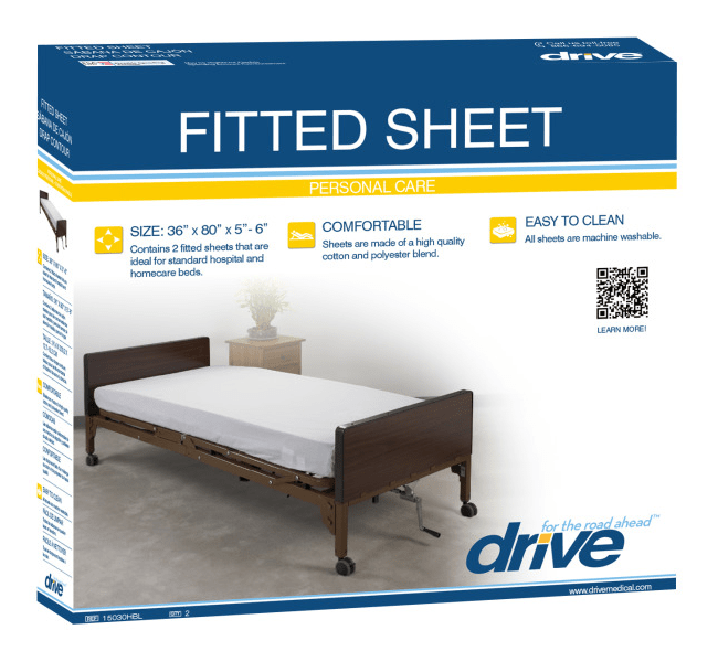 Drive Medical Fitted Sheets for Hospital Beds