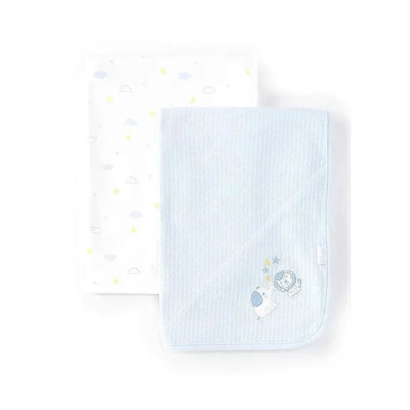 Little Me - 2Pk Baby Magic Safari Blanket Set