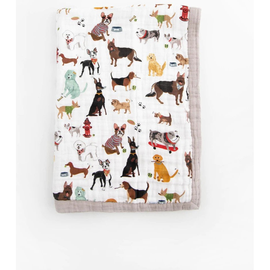 Little Unicorn Cotton Muslin Baby Quilt