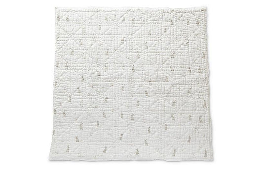 Petit Pehr Bunny Hop Quilted Blanket