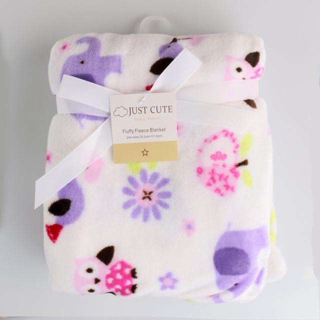 Baby Fleece Blanket Soft - 6 designs - Flickdeal.co.nz