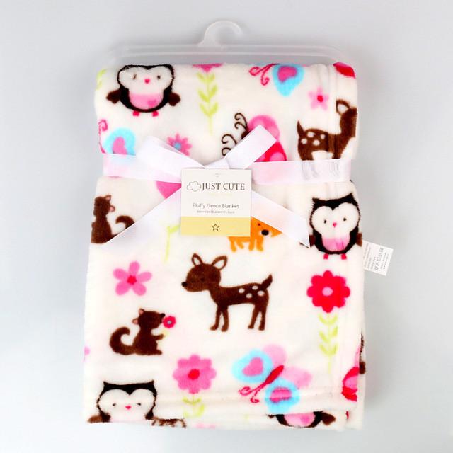 Baby Fleece Blanket Soft - 6 designs - Flickdeal.co.nz