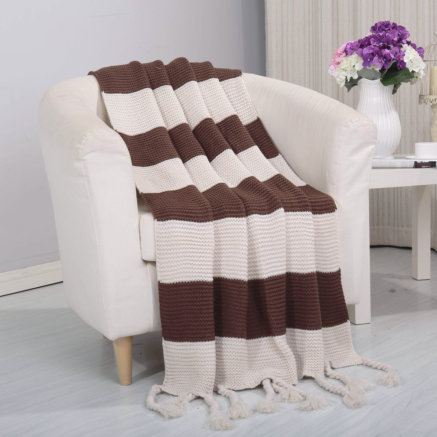 Vintage Pietra Soft Blanket Bed & Bath Vintage Chocolate - DailySale