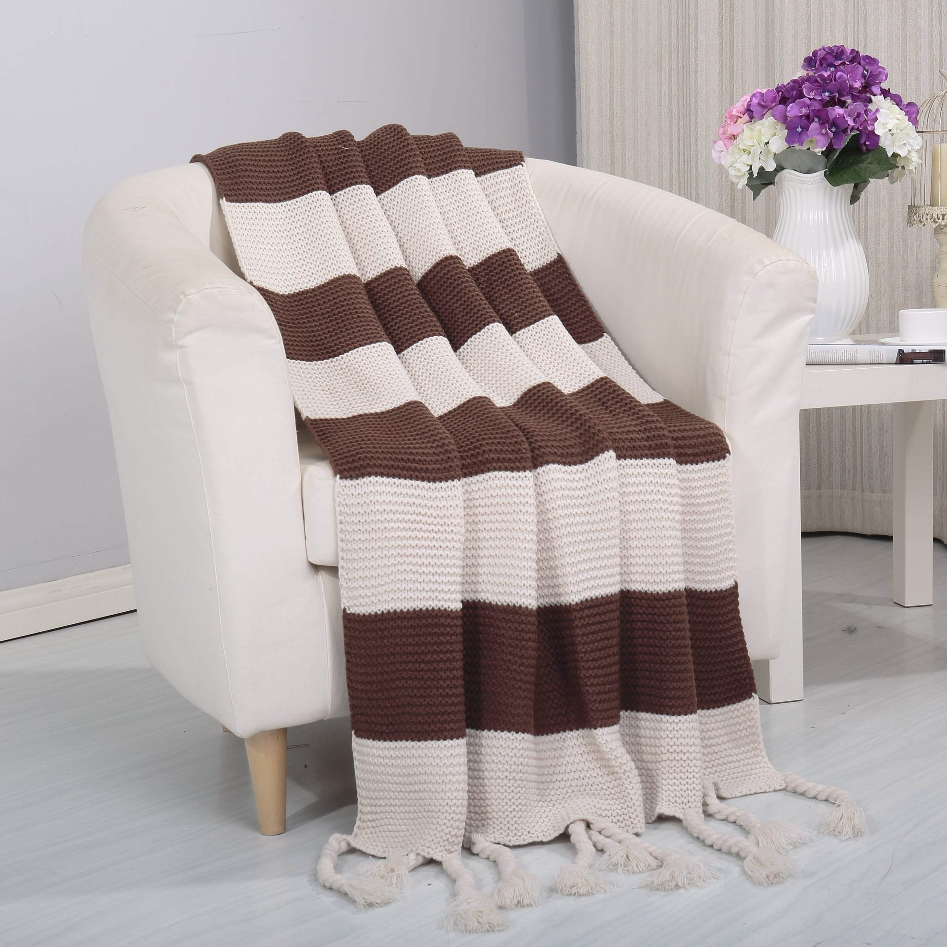 Vintage Pietra Soft Blanket Bed & Bath Vintage Chocolate - DailySale