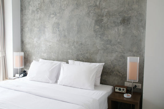 Minimalist White Fitted Sheet Set